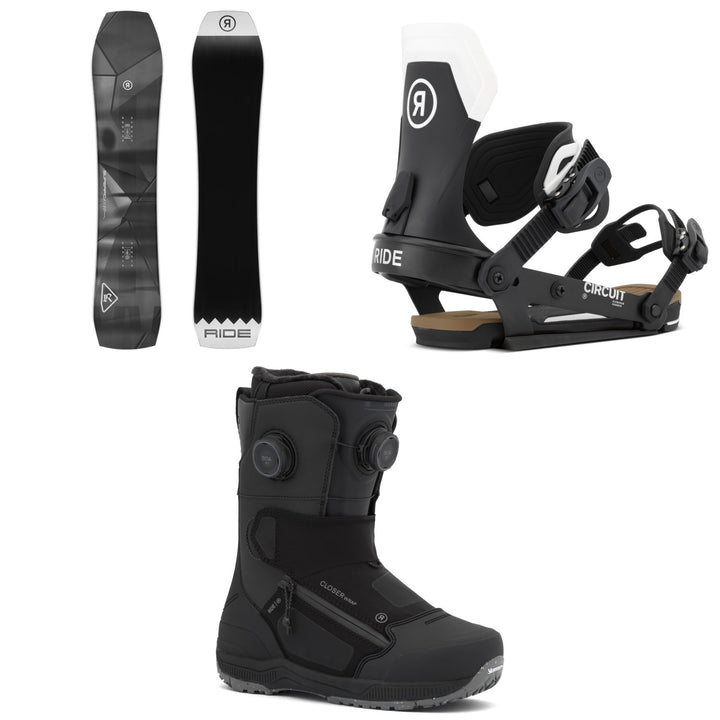 Ride Superpig Snowboard + Circuit Snowboard Bindings + Insano Snowboard Boots 2027
