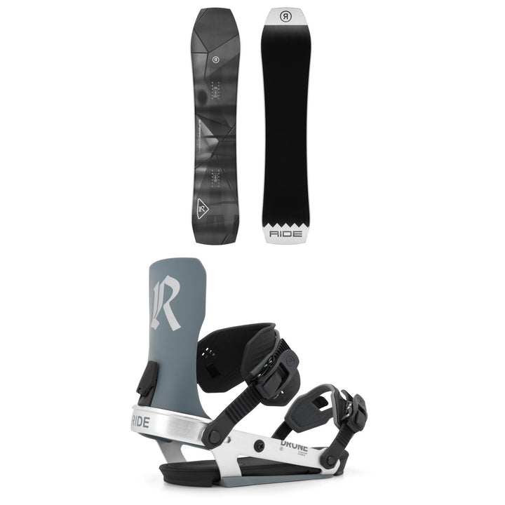 Ride Superpig Snowboard + Drone Snowboard Bindings 2027