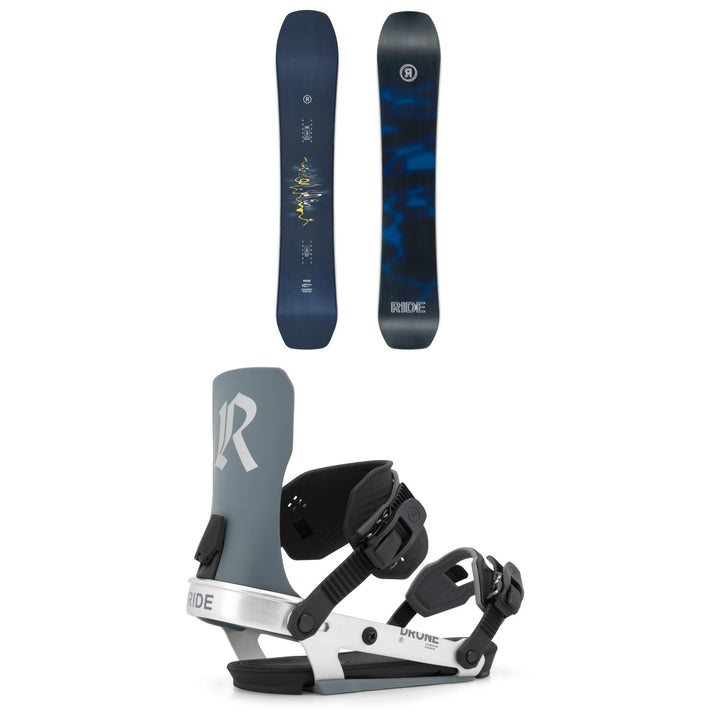 Ride Current Snowboard + Drone Snowboard Bindings 2027