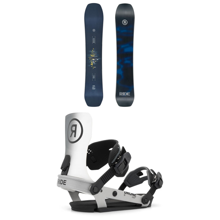 Ride Current Snowboard + Drone Snowboard Bindings - Women's 2027