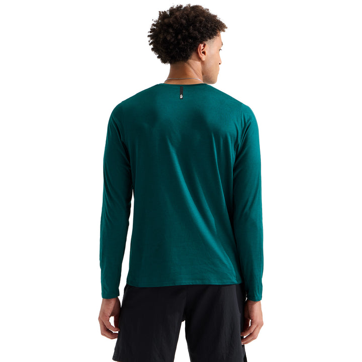 The North Face Dynamic Long-Sleeve T-Shirt - Men's Pacific Teal Dark Heather