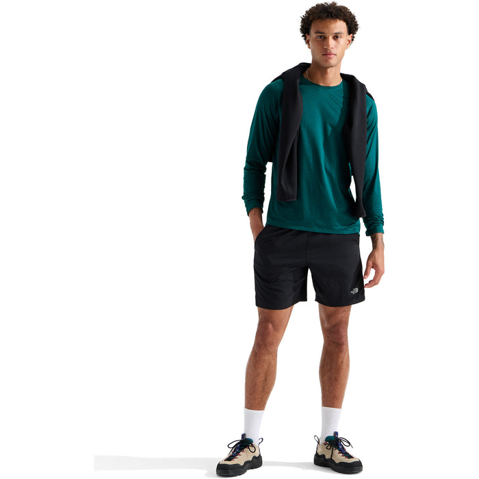 The North Face Dynamic Long-Sleeve T-Shirt - Men's Pacific Teal Dark Heather