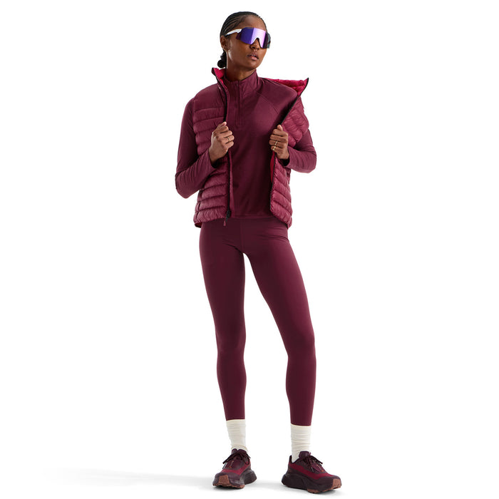 The North Face Jaida 1/4 Zip - Women's Burgundy Crush Light Heather