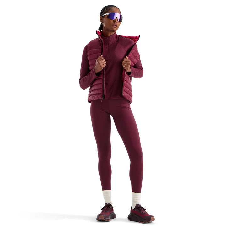 The North Face Jaida 1/4 Zip - Women's Burgundy Crush Light Heather