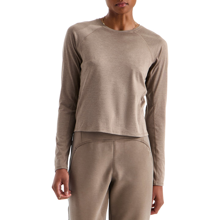 The North Face Jaida Long Sleeve Top - Women's Garnet Light Heather
