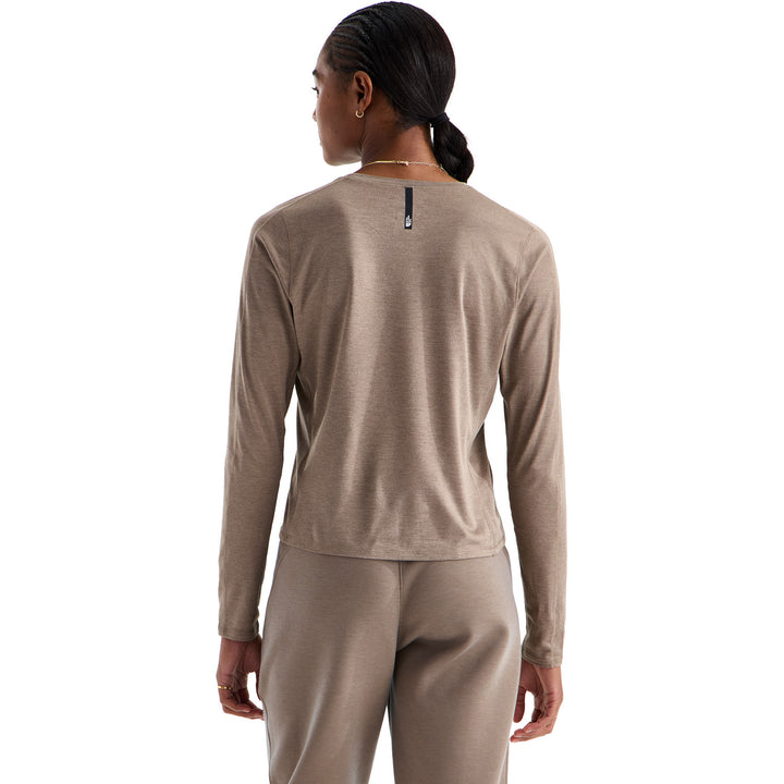 The North Face Jaida Long Sleeve Top - Women's Garnet Light Heather