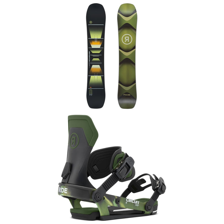 Ride Berzerker Snowboard + Circuit Snowboard Bindings 2027