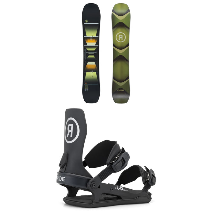 Ride Berzerker Snowboard + C-6 Snowboard Bindings 2027
