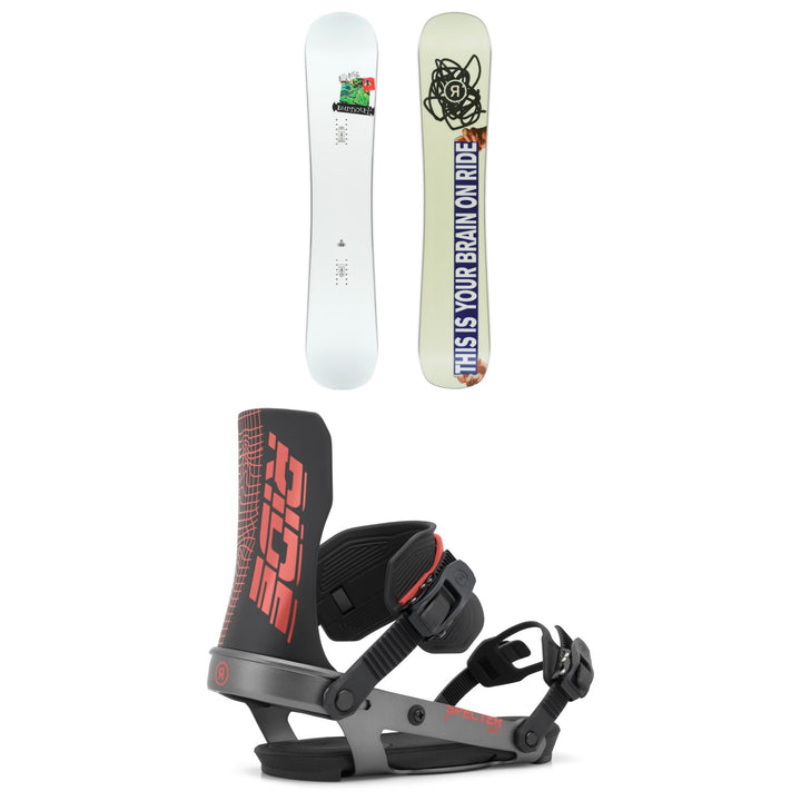Ride Burnout Snowboard + Specter Snowboard Bindings 2027
