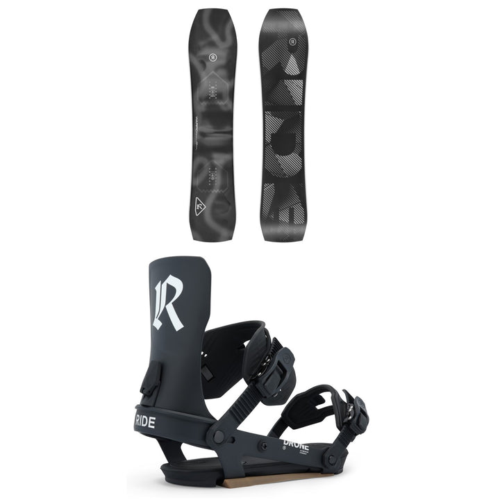Ride Warpig Snowboard + Drone Snowboard Bindings 2027