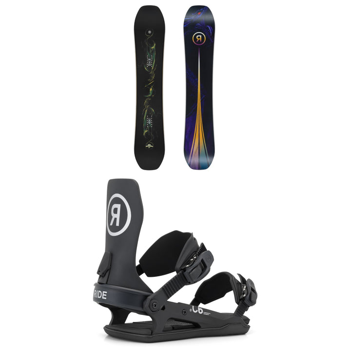 Ride Shadowban Snowboard + C-6 Snowboard Bindings 2027