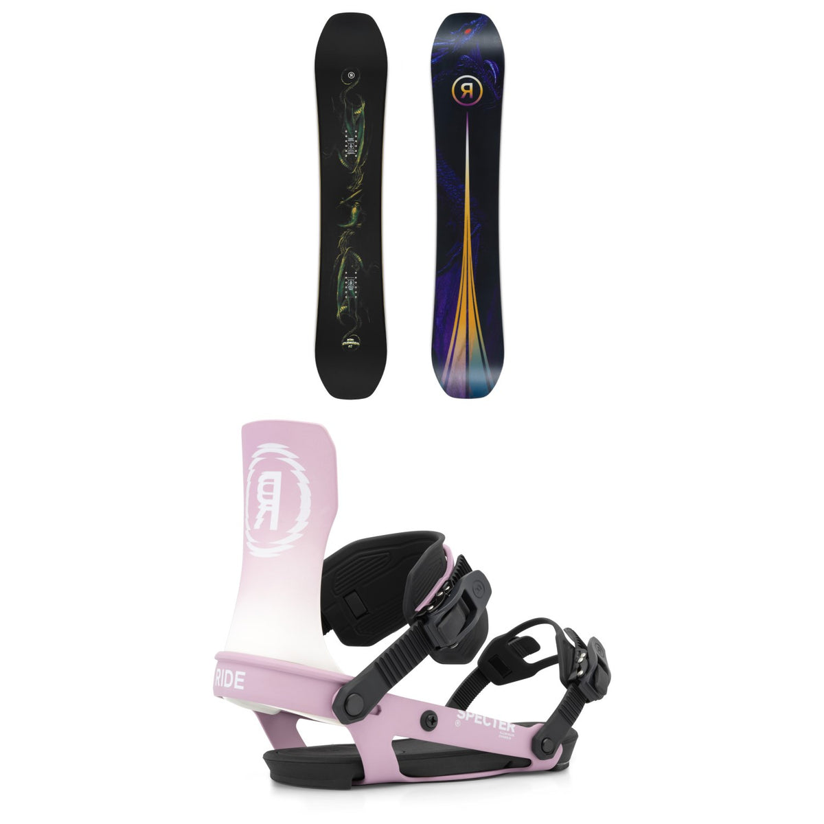 Ride Shadowban Snowboard + Specter Snowboard Bindings - Women's 2027