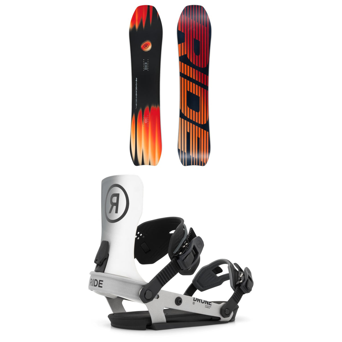 Ride Psychocandy Snowboard + Drone Snowboard Bindings - Women's 2027