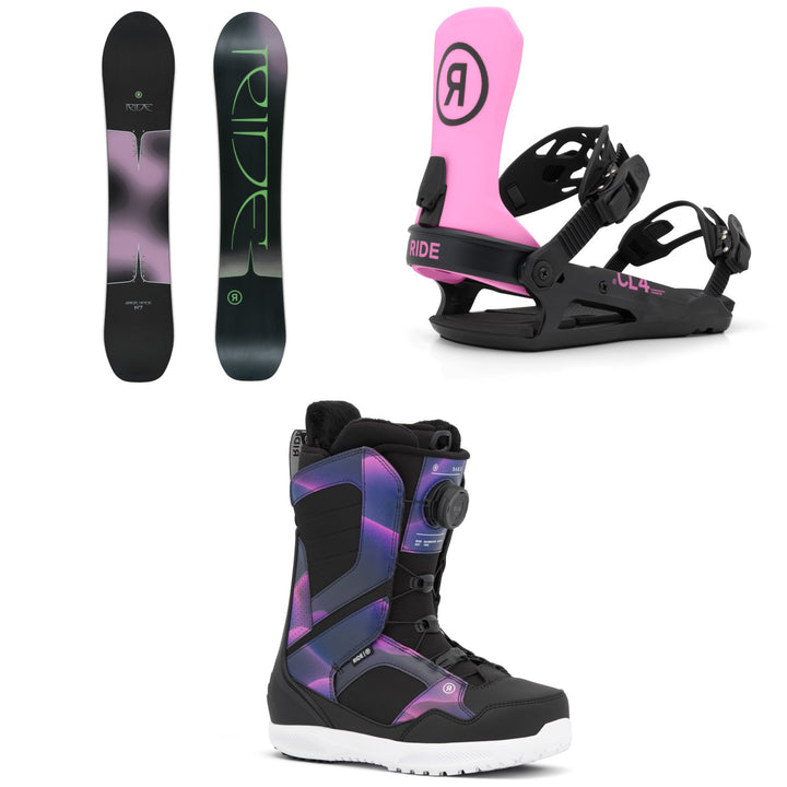Ride Magic Stick Snowboard + CL-4 Snowboard Bindings + Sage Snowboard Boots - Women's 2027