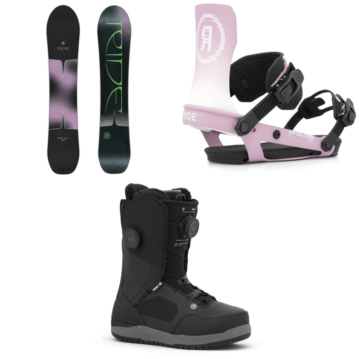 Ride Magic Stick Snowboard + Specter Snowboard Bindings + Hera Snowboard Boots - Women's 2027