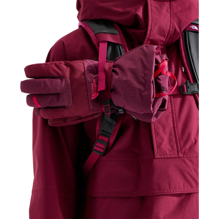 The North Face Snowdrift 22+6 Backpack Burgundy Crush/TNF Black
