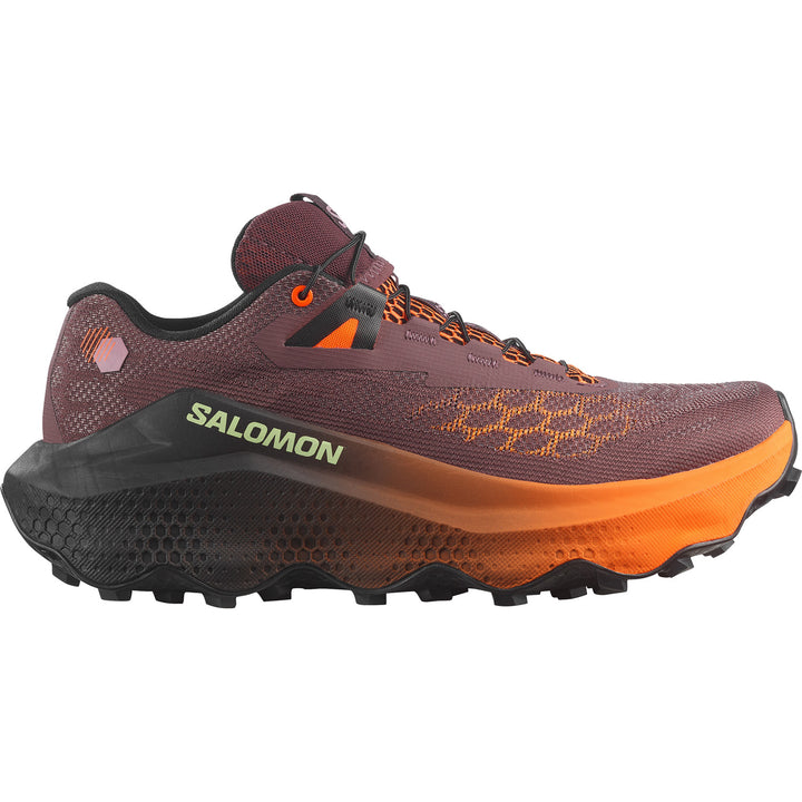 Salomon Ultra Glide 4 Shoes - Women's Huckleberry/Black/ Red Orange