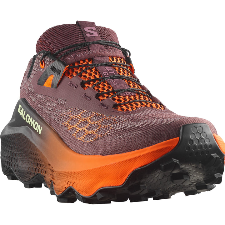 Salomon Ultra Glide 4 Shoes - Women's Huckleberry/Black/ Red Orange