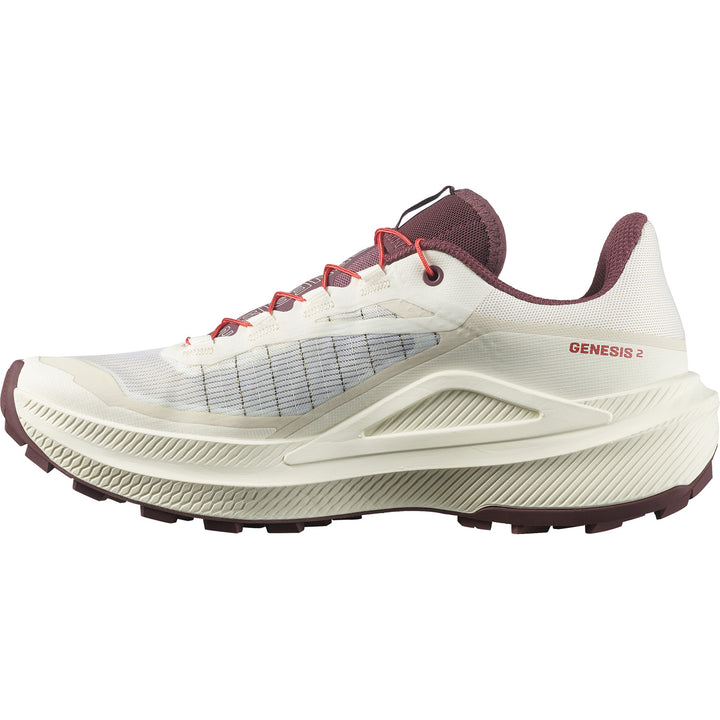 Salomon Genesis 2 Shoes - Women's Vanilla Ice/Huckleberry/Lava Falls