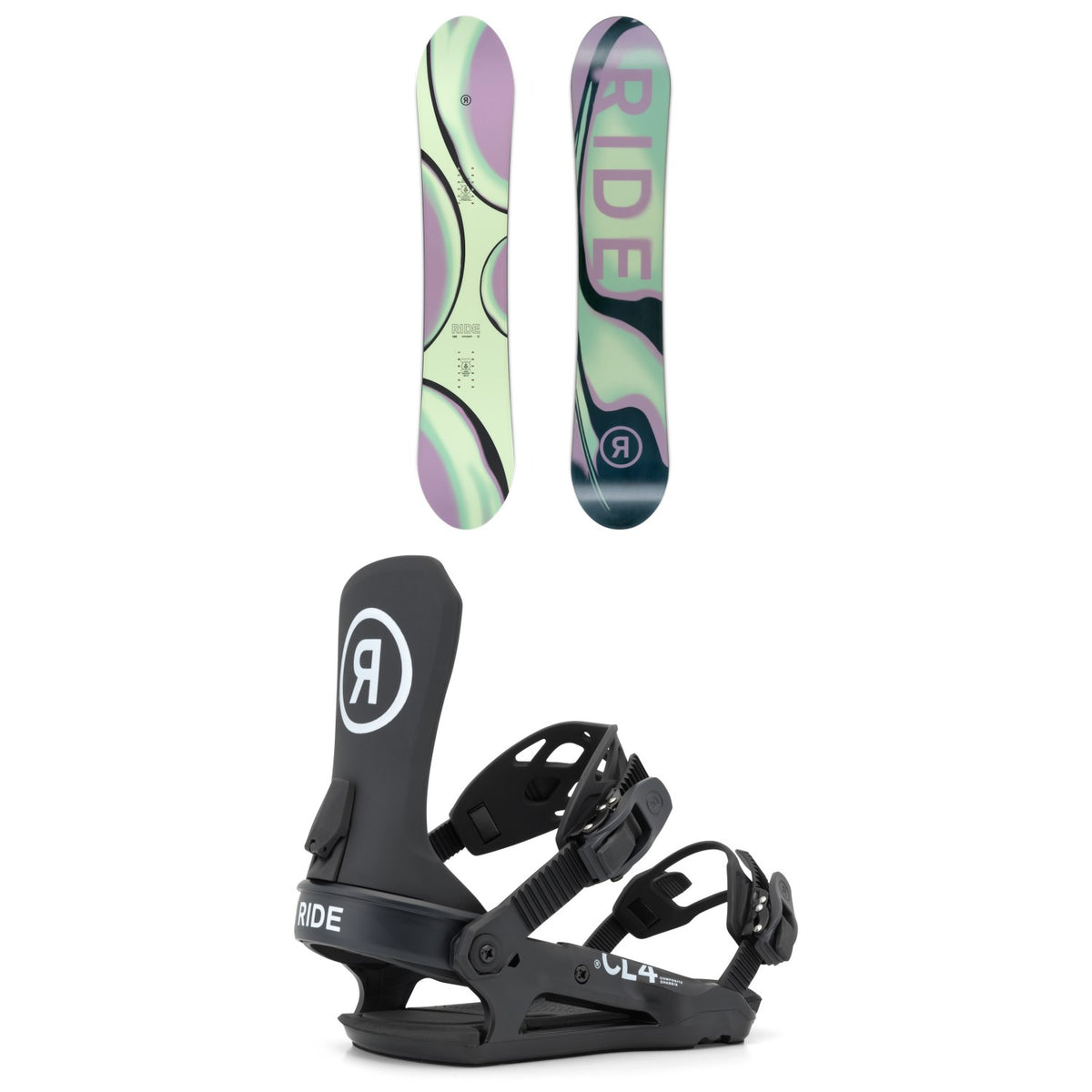 Ride Compact Snowboard + CL-4 Snowboard Bindings - Women's 2027