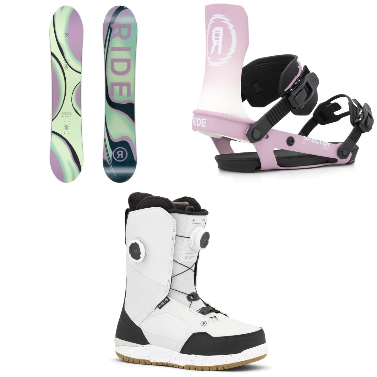 Ride Compact Snowboard + Specter Snowboard Bindings + Hera Snowboard Boots - Women's 2027