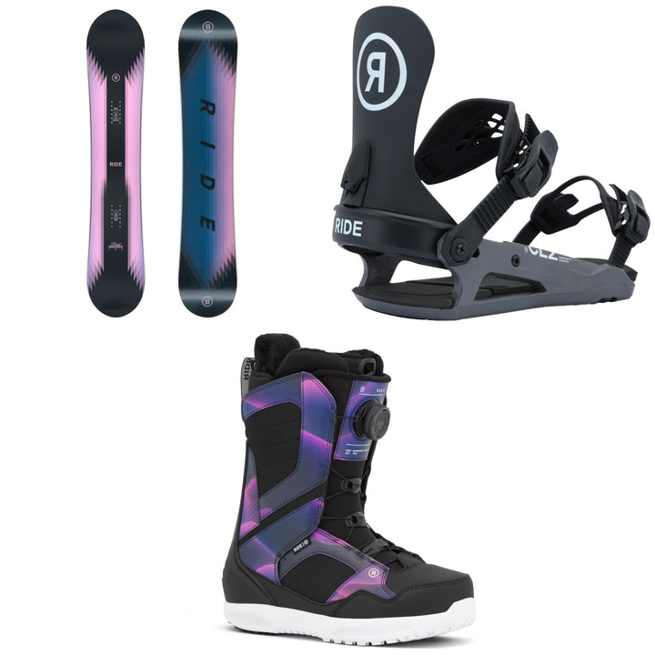 Ride Heartbreaker Snowboard + CL-2 Snowboard Bindings + Sage Snowboard Boots - Women's 2027