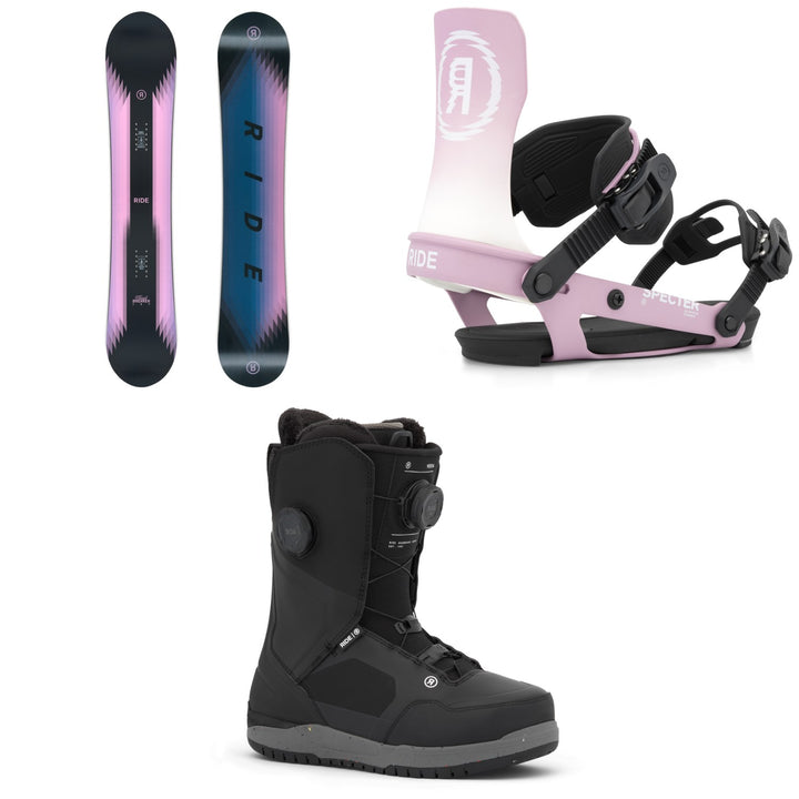 Ride Heartbreaker Snowboard + Specter Snowboard Bindings + Hera Snowboard Boots - Women's 2027