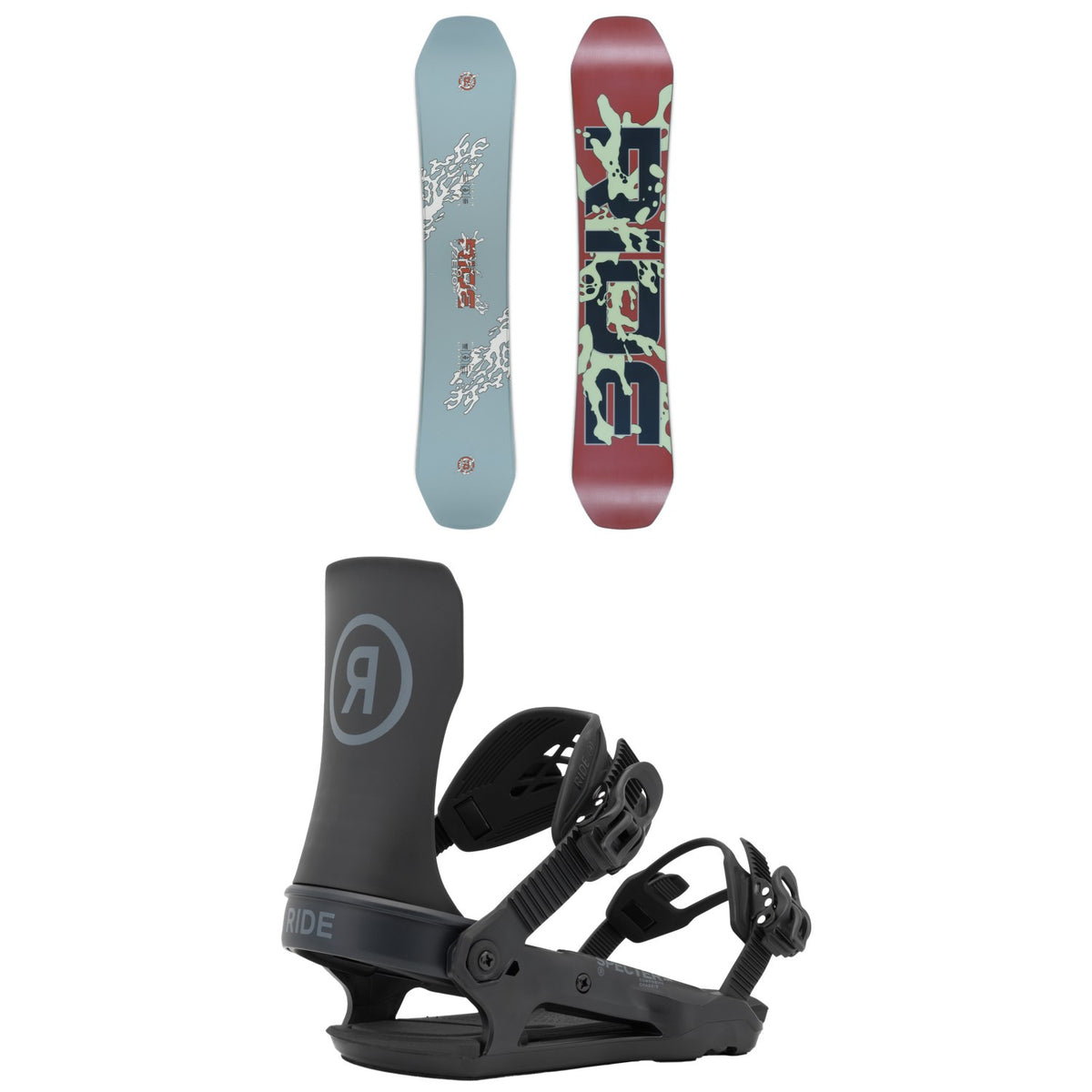 Ride Zero Jr Snowboard + Specter Jr Snowboard Bindings - Kids' 2027
