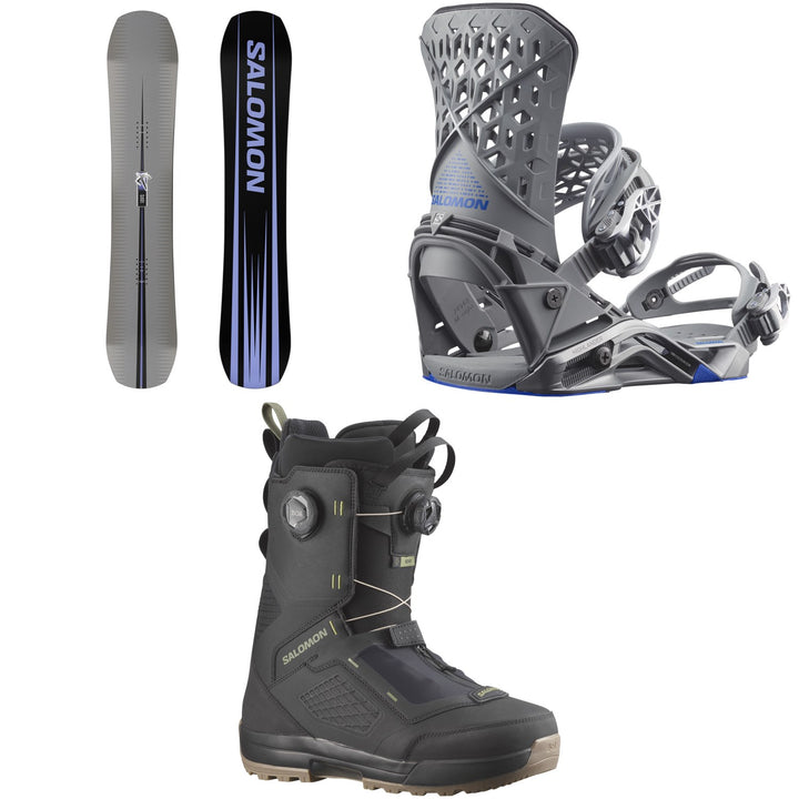 Salomon Assassin Pro Snowboard + Highlander Snowboard Bindings + Echo Dual Boa Snowboard Boots 2027