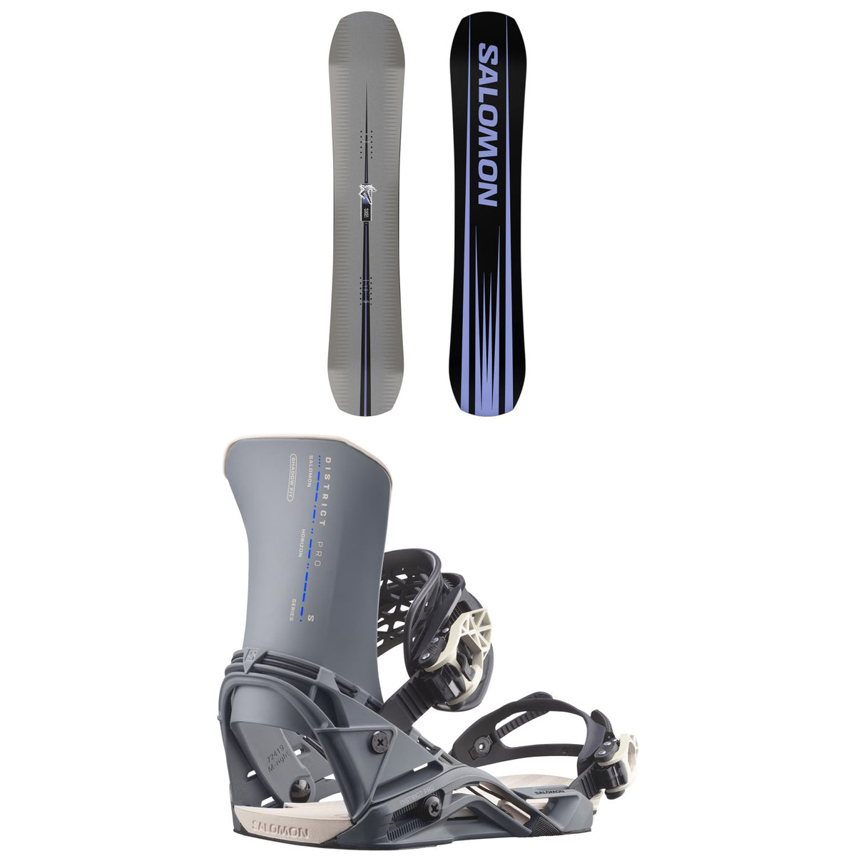 Salomon Assassin Pro Snowboard + District Pro Snowboard Bindings 2027