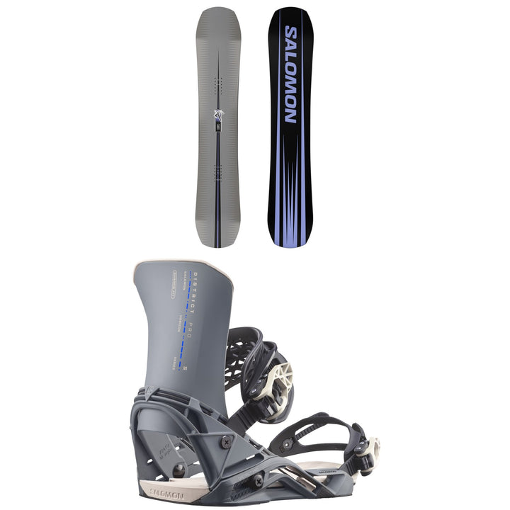 Salomon Assassin Pro Snowboard + District Pro Snowboard Bindings 2027