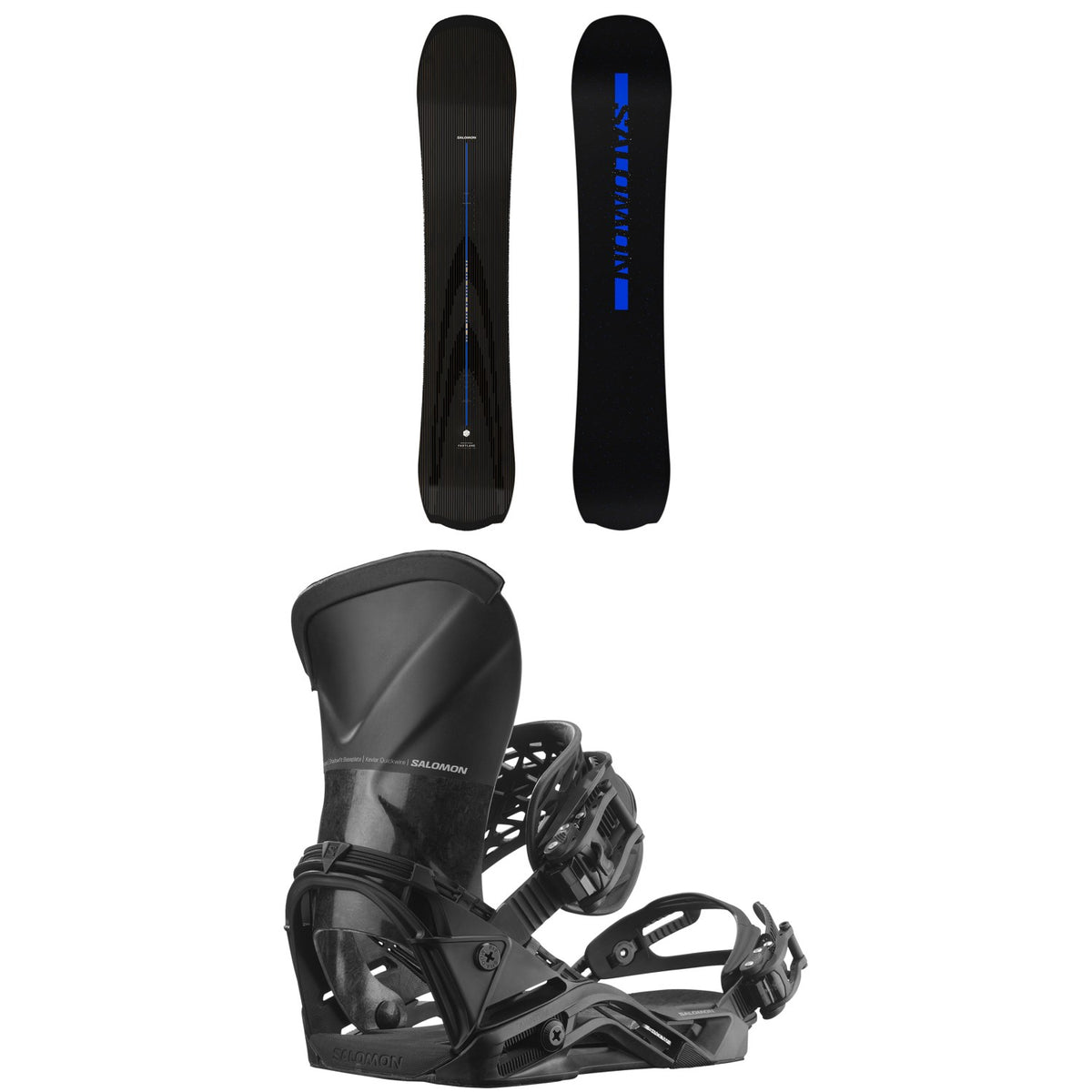 Salomon Fastlane Snowboard + Quantum Carbon Snowboard Bindings 2027