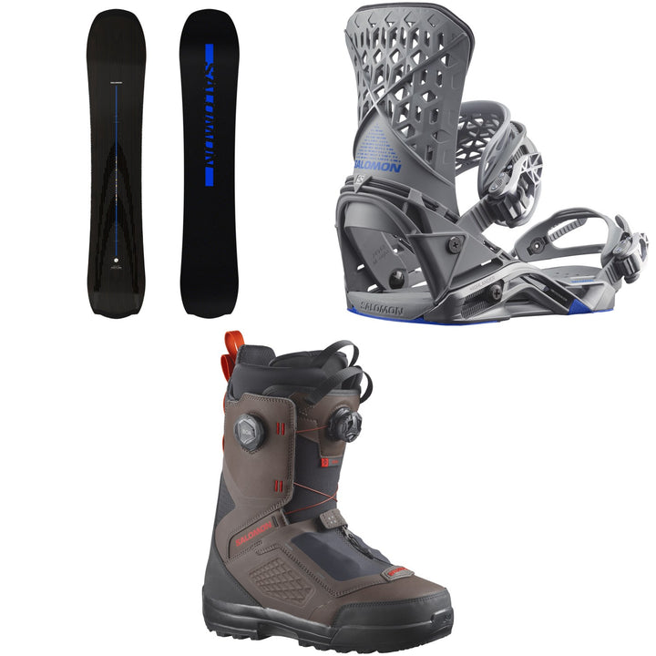 Salomon Fastlane Snowboard + Highlander Snowboard Bindings  + Echo Dual Boa Snowboard Boots 2027