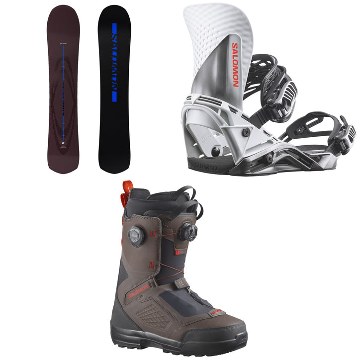 Salomon Indicator Snowboard + Hologram Snowboard Bindings + Echo Dual Boa Snowboard Boots 2027