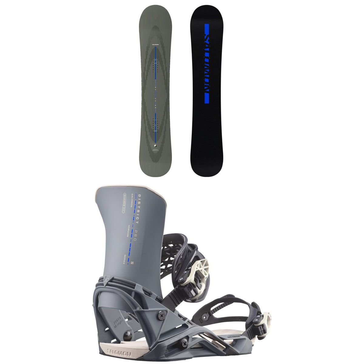 Salomon Highpath Snowboard + District Pro Snowboard Bindings 2027