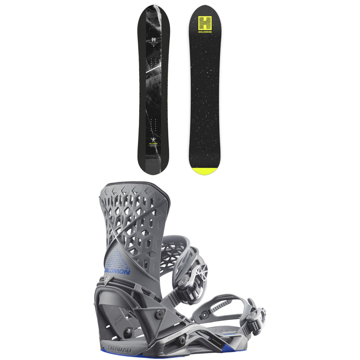 Salomon HPS - Sickstick Snowboard + Highlander Snowboard Bindings 2027