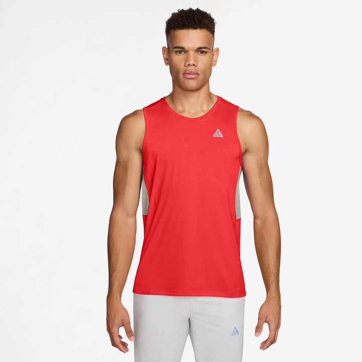 Nike ACG Dri-Fit ADV Solar Chase Tank Top - Men's Lt Crimson/Lt Crimson/Summit White