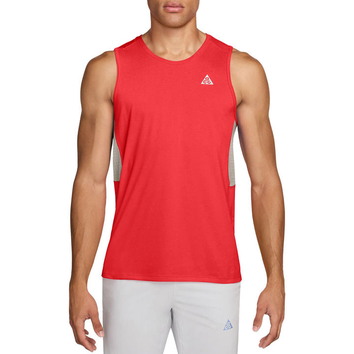 Nike ACG Dri-Fit ADV Solar Chase Tank Top - Men's Lt Crimson/Lt Crimson/Summit White