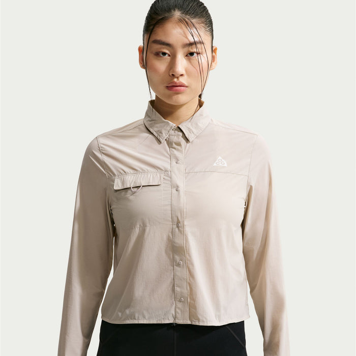 Nike ACG "Aireez" Long-Sleeve Top - Women's Cream II/Summit White