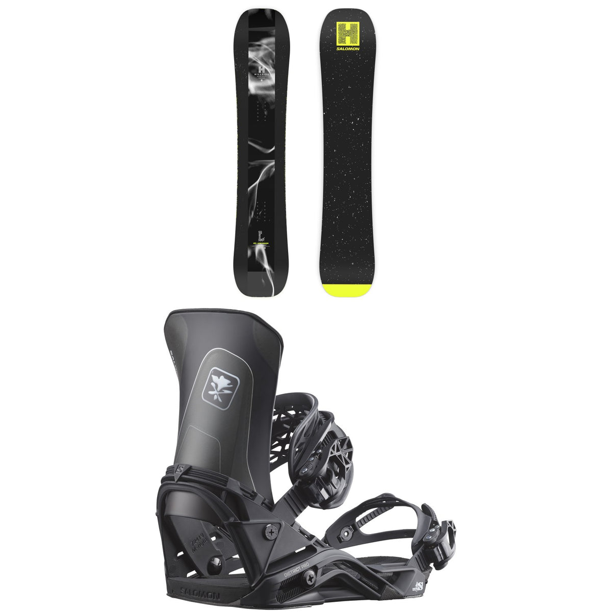 Salomon HPS - Louif Paradis Snowboard + District Pro Snowboard Bindings 2027