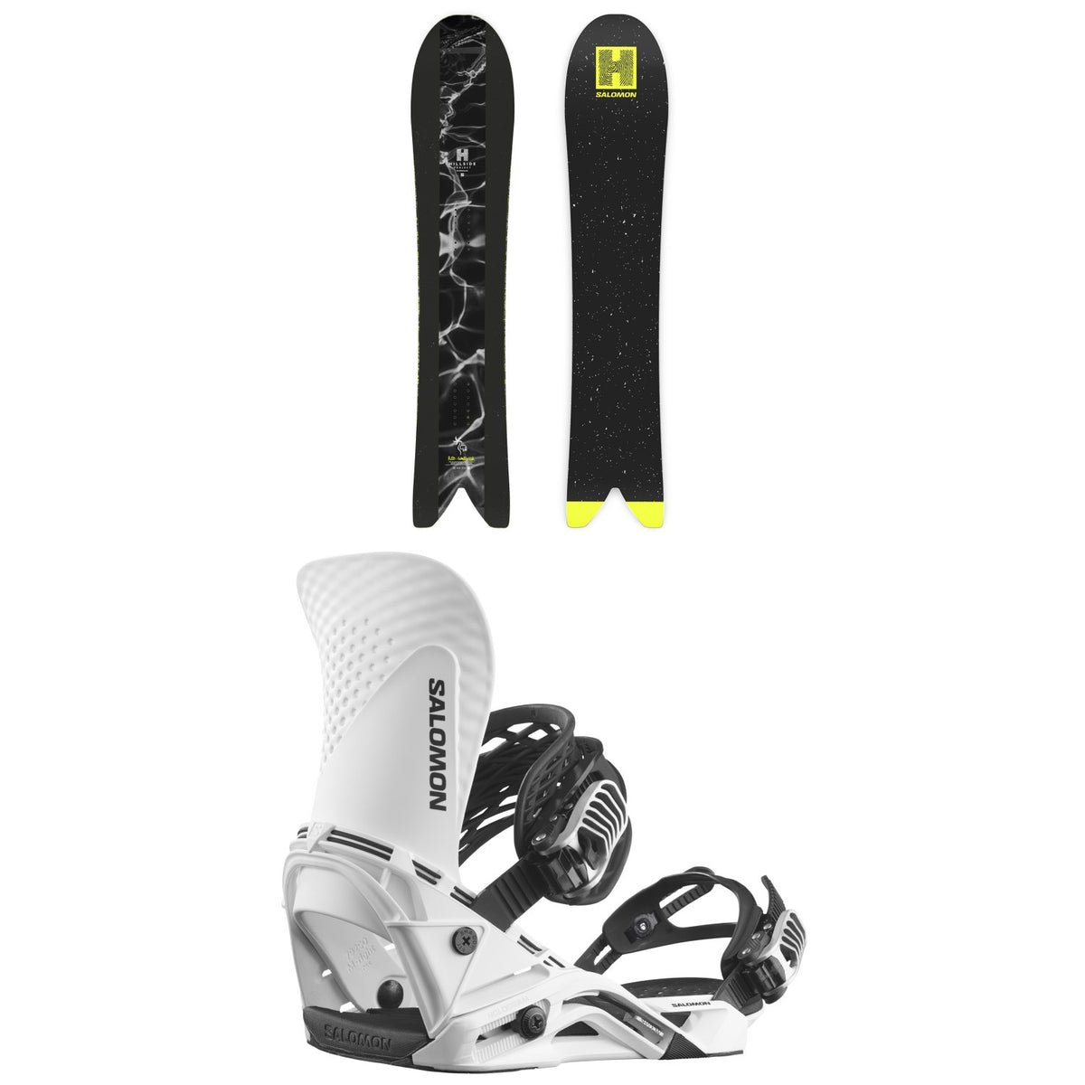 Salomon HPS - Wolle Nyvelt Fish Snowboard + Hologram Snowboard Bindings 2027