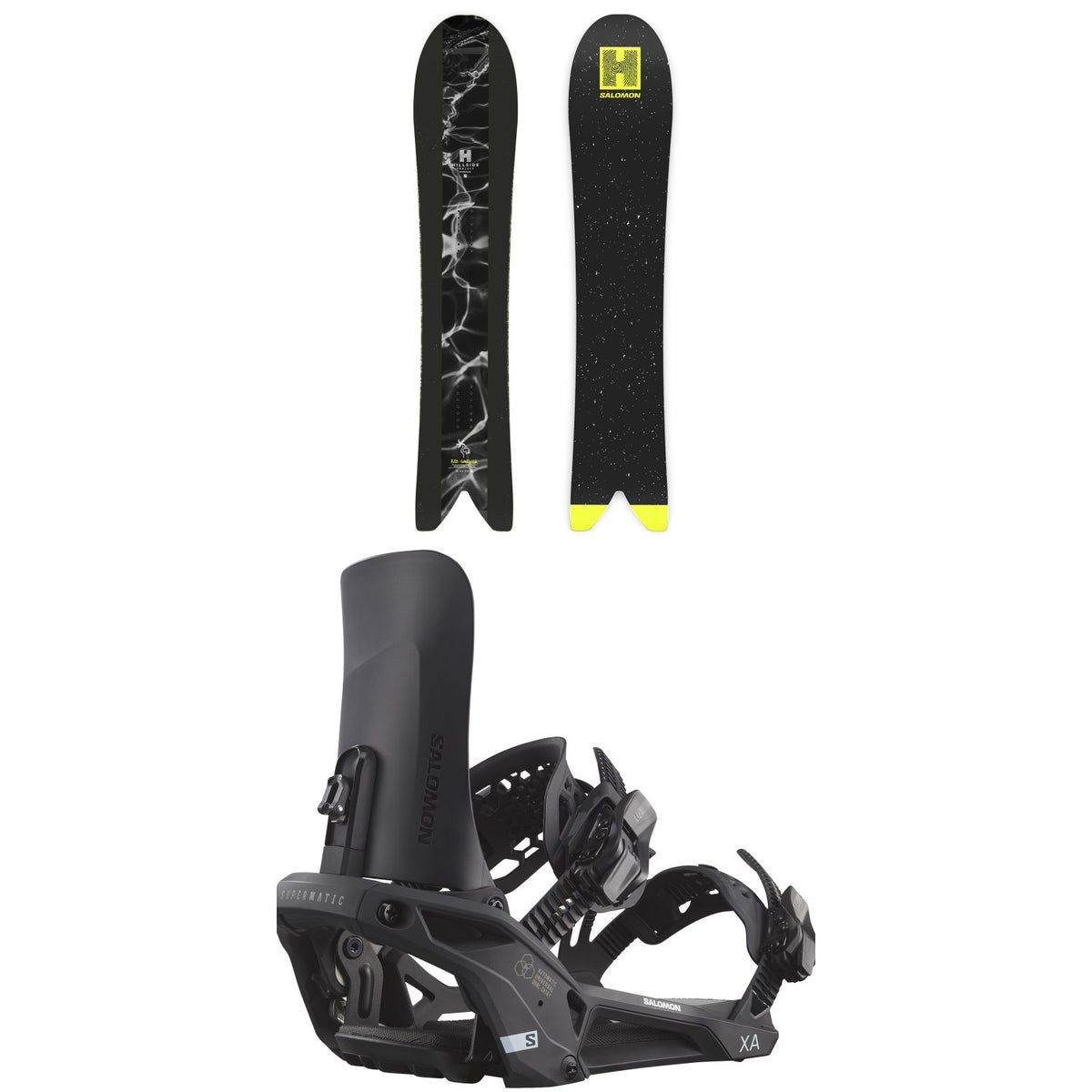 Salomon HPS - Wolle Nyvelt Fish Snowboard + XA Supermatic Snowboard Bindings 2027