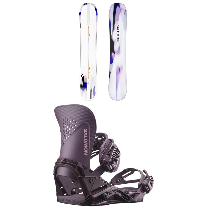 Salomon Rumble Fish Snowboard + Hologram Snowboard Bindings - Women's 2027