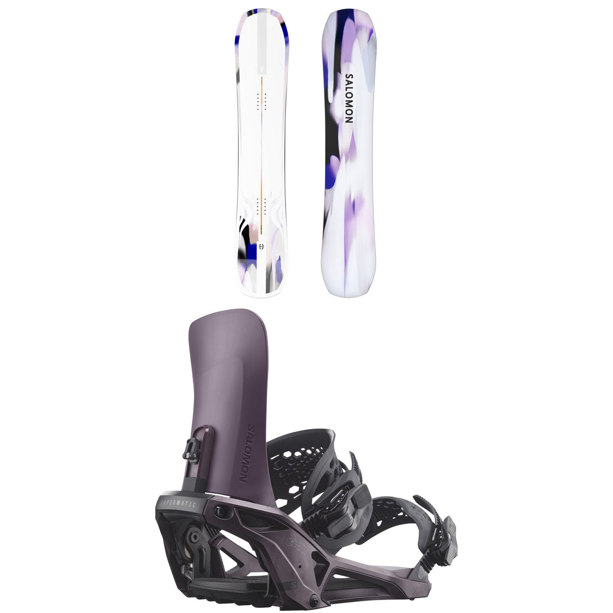 Salomon Rumble Fish Snowboard + XA Supermatic Snowboard Bindings - Women's 2027
