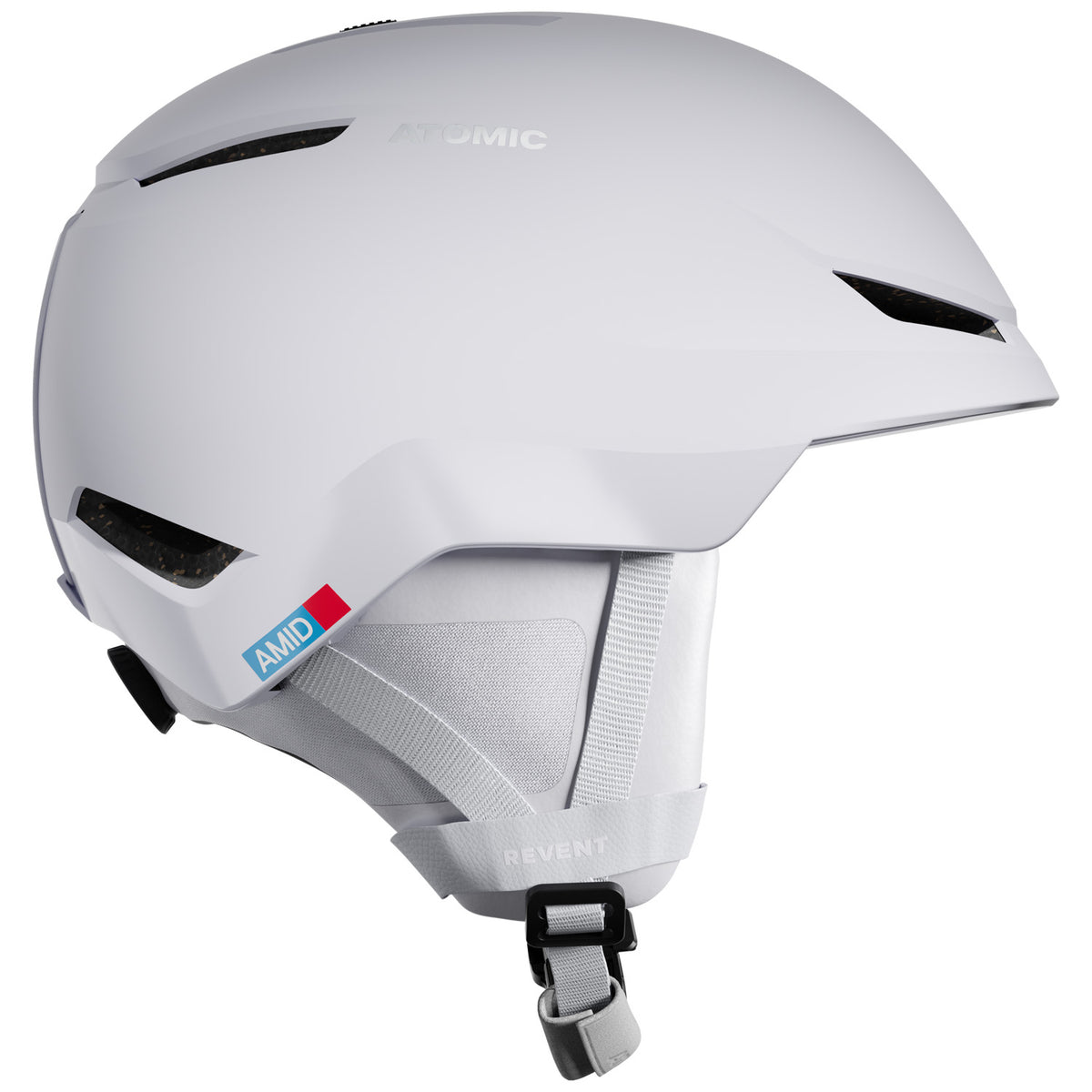 Atomic Revent Amid Round Fit Helmet White Heather