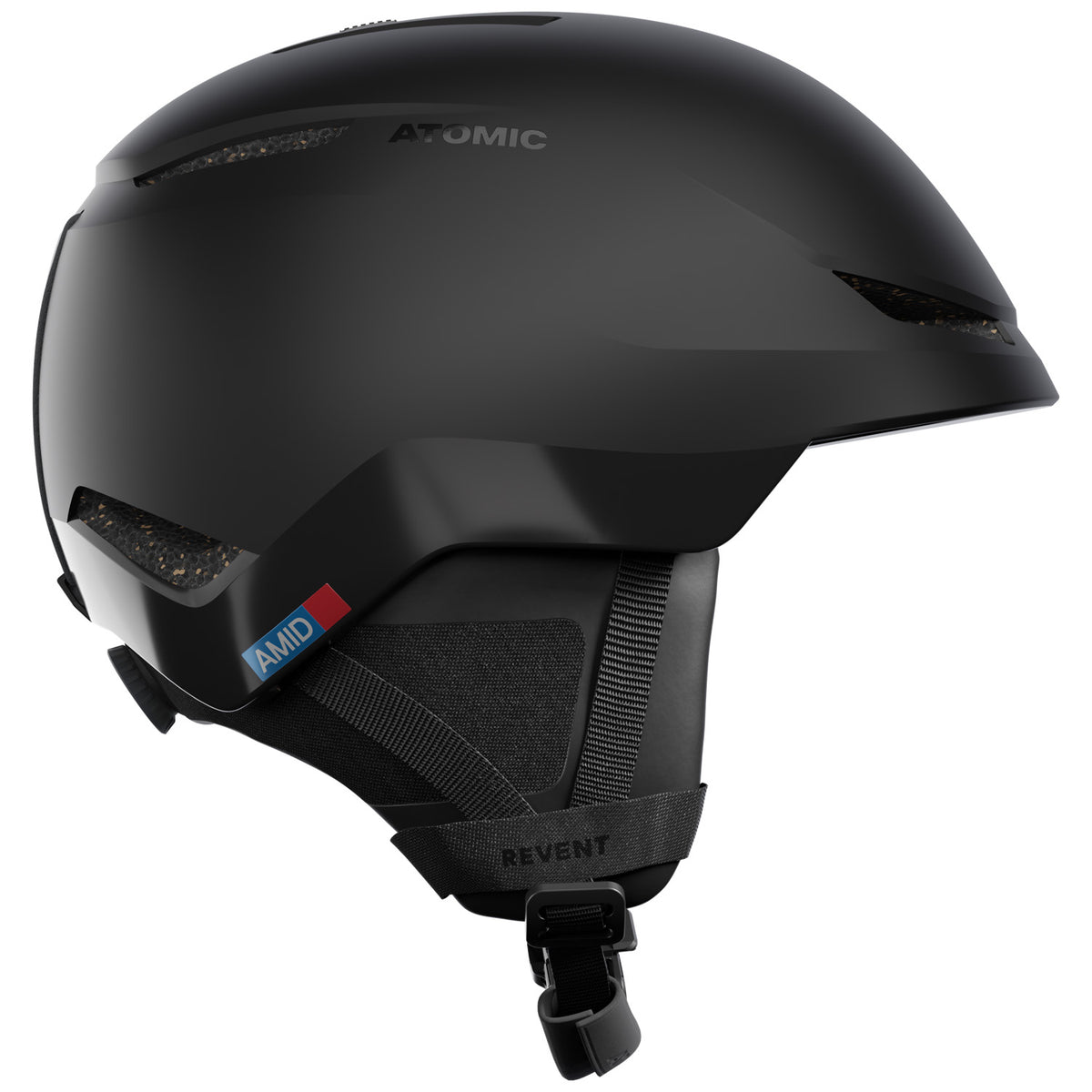 Atomic Revent Amid Round Fit Helmet Black
