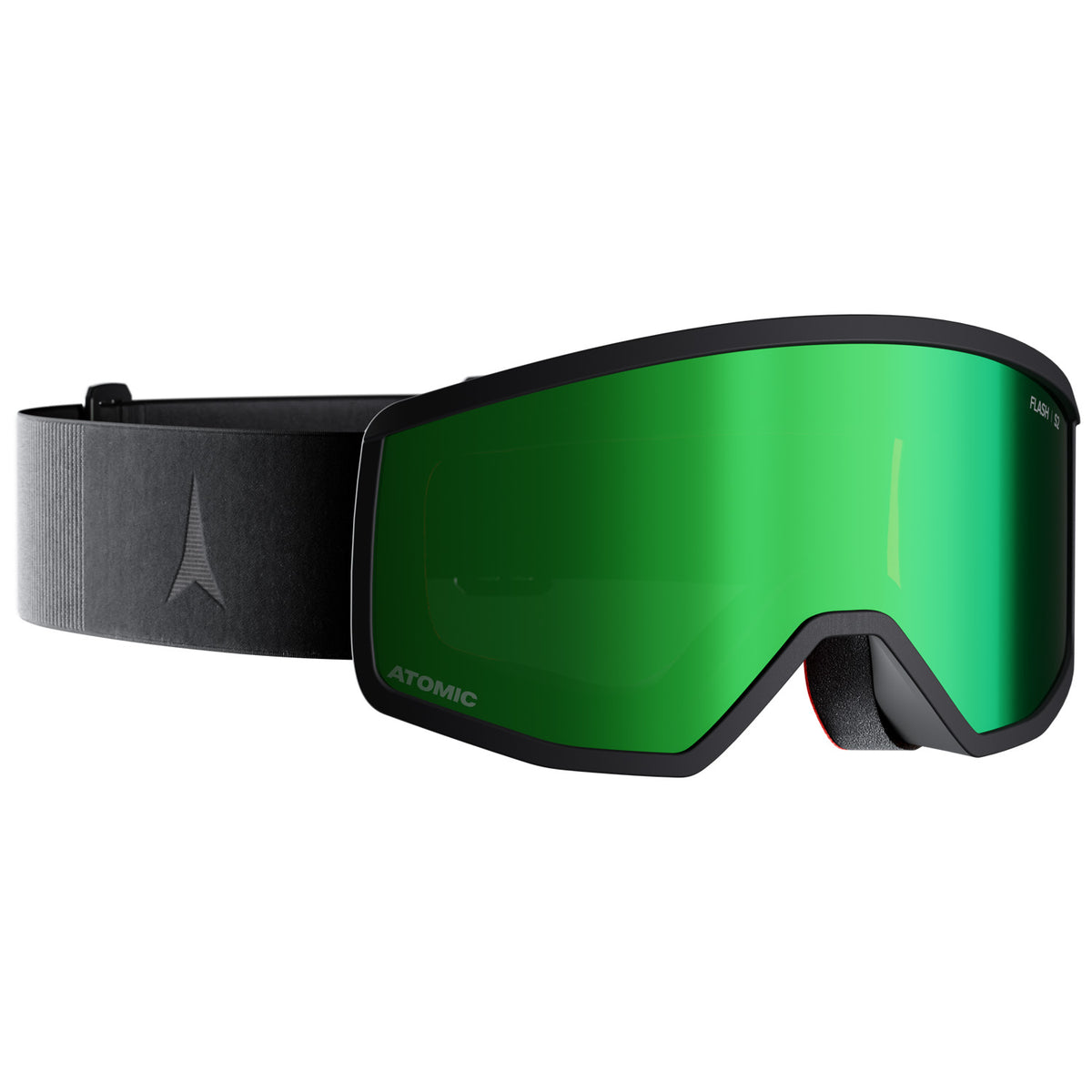 Atomic Four Jr XS Flash Goggles - Kids' Black/Green Flash