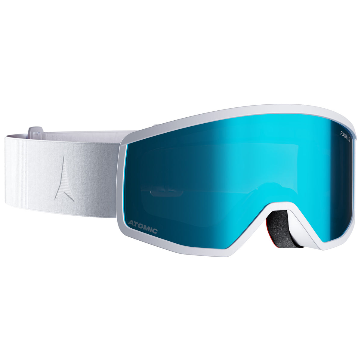 Atomic Four Jr XS Flash Goggles - Kids' White/Blue Flash