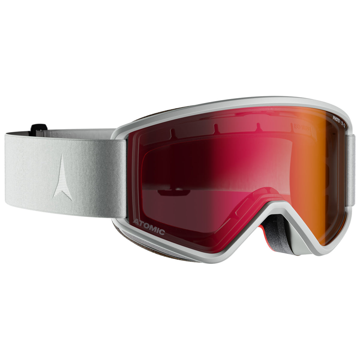 Atomic Savor M Photo Goggles Light Grey/Red Photo