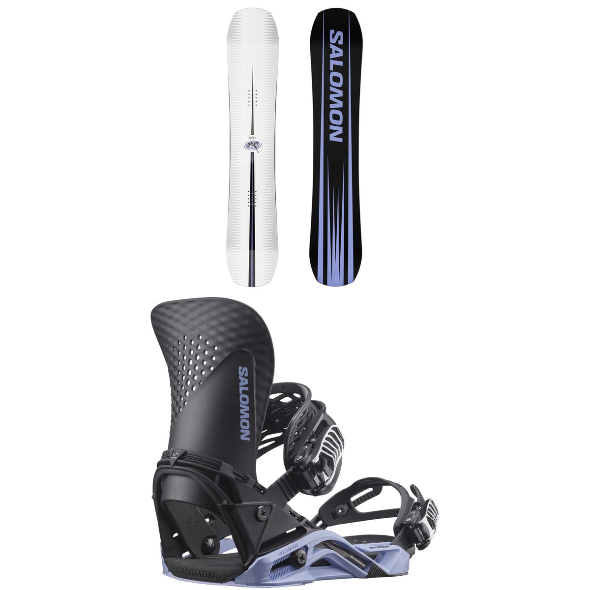 Salomon Assassin Snowboard + Hologram Snowboard Bindings 2027